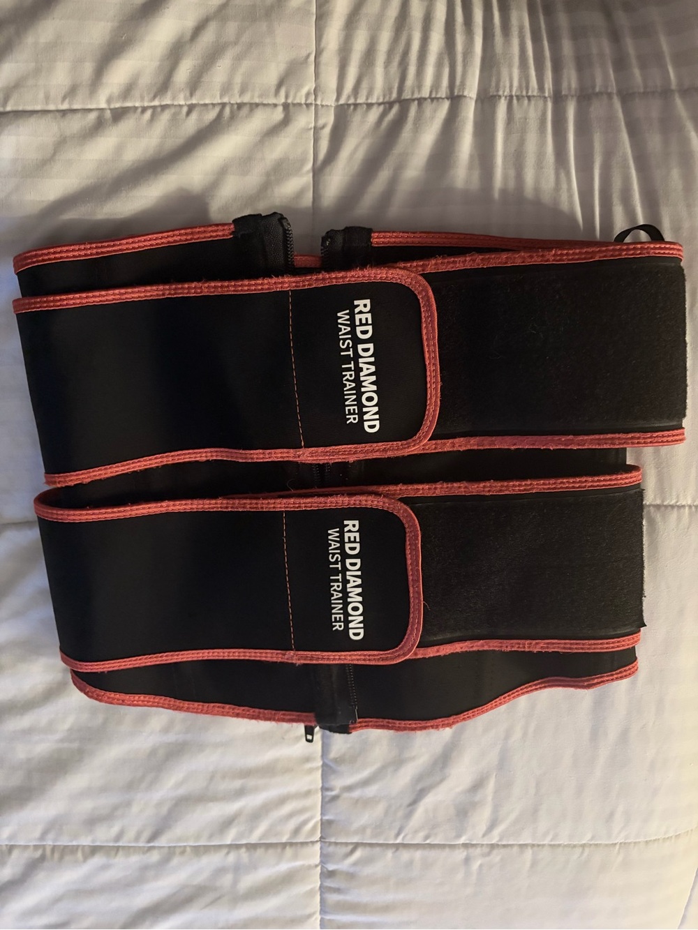 Diamond Supply Co. Black Waist Trainer with Red Trim